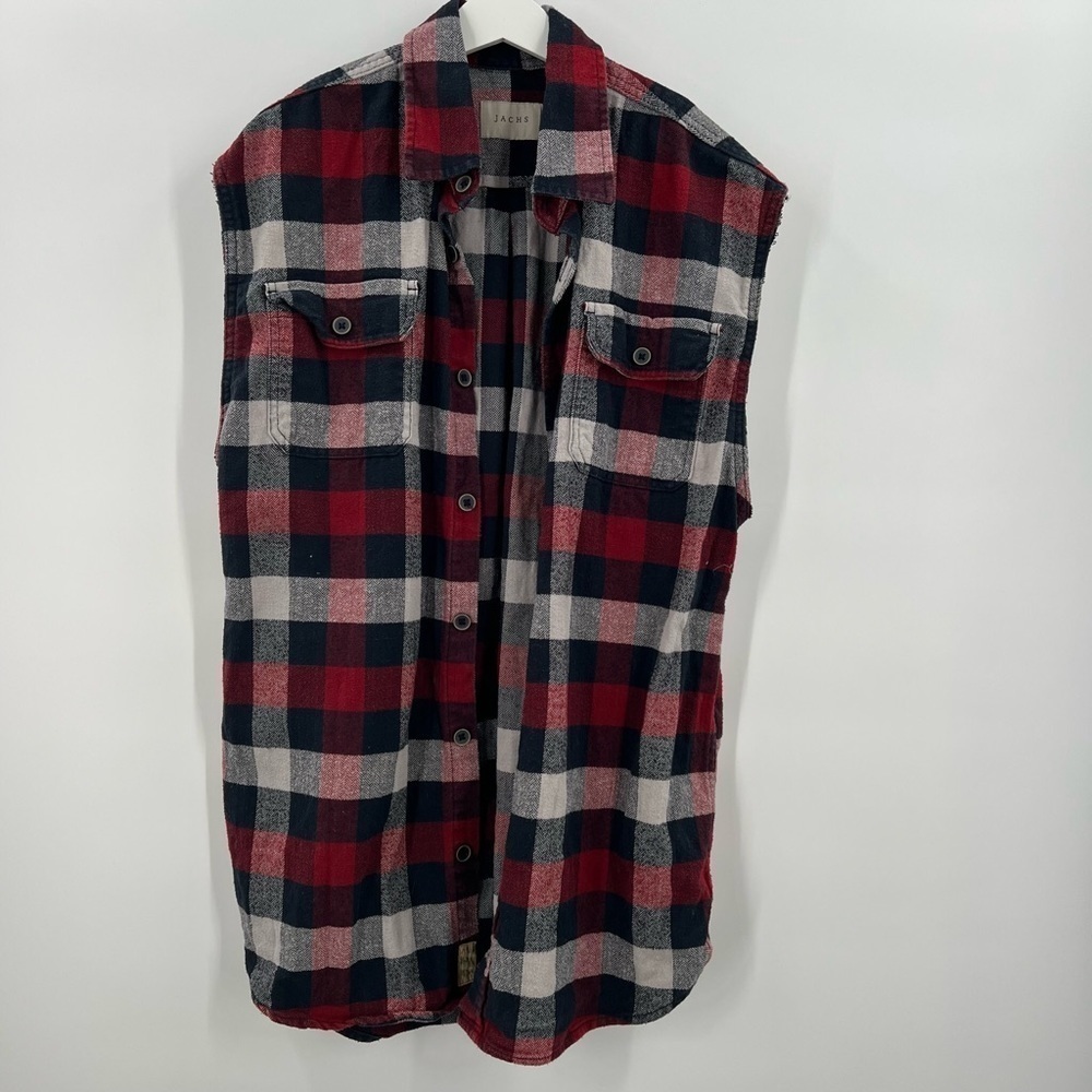 Jach’s Plaid Sleeveless Ladies Shirt